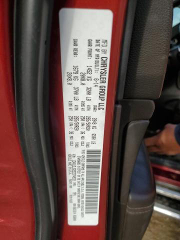 1C4RJEJG5EC574533 - 2014 JEEP GRAND CHER SUMMIT Bordo foto 14