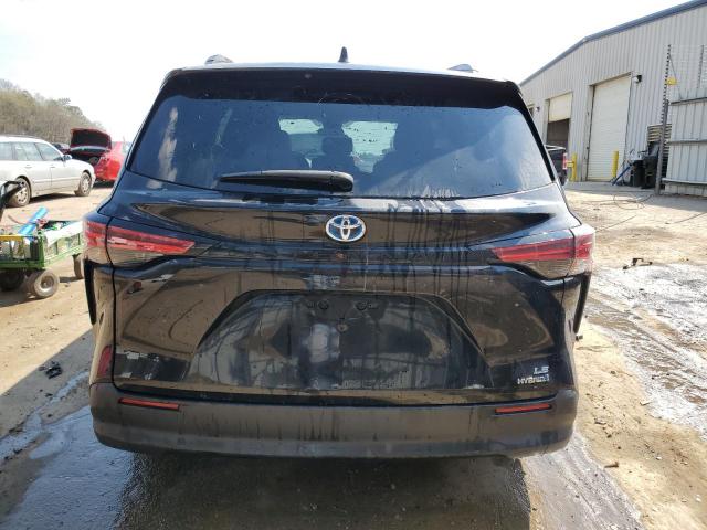 5TDKRKEC6MS035111 - 2021 TOYOTA SIENNA LE BLACK photo 6