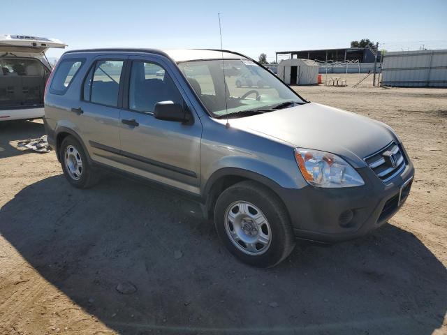 JHLRD68526C003457 - 2006 HONDA CR-V LX GRAY photo 4