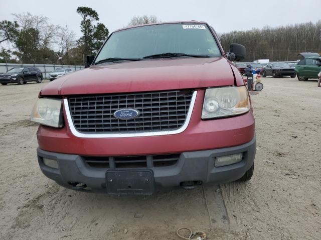 1FMPU16L64LA46023 - 2004 FORD EXPEDITION XLT RED photo 5