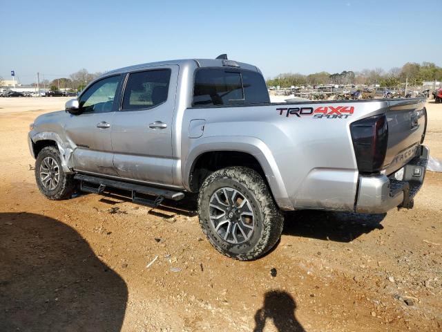 5TFCZ5ANXMX251552 - 2021 TOYOTA TACOMA DOUBLE CAB SILVER photo 2