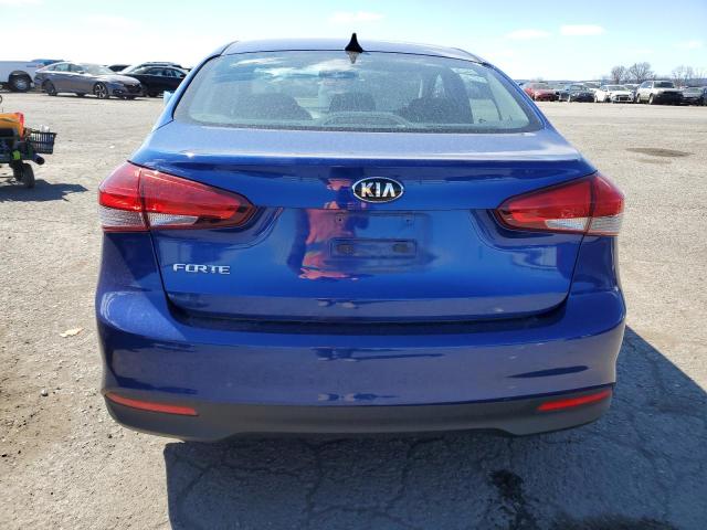 3KPFK4A74HE063189 - 2017 KIA FORTE LX BLUE photo 6