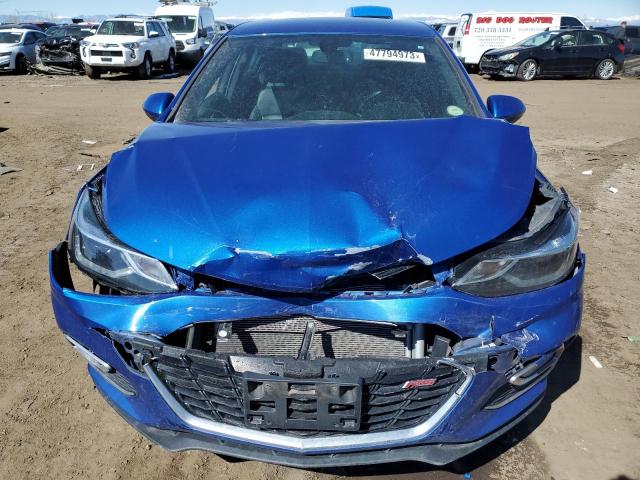 1G1BG5SM9G7321224 - 2016 CHEVROLET CRUZE PREMIER BLUE photo 5