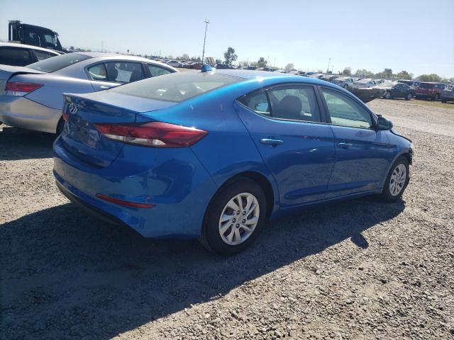 5NPD74LF7HH152943 - 2017 HYUNDAI ELANTRA SE BLUE photo 3