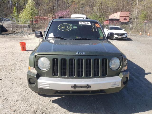 1J8FT48B09D211325 - 2009 JEEP PATRIOT LIMITED GREEN photo 5