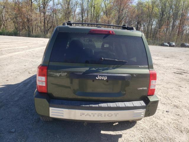 1J8FT48B09D211325 - 2009 JEEP PATRIOT LIMITED GREEN photo 6