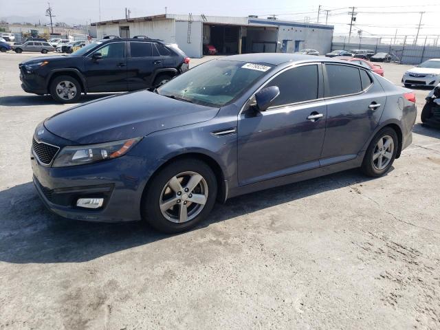 5XXGM4A78FG376166 - 2015 KIA OPTIMA LX BLUE photo 1