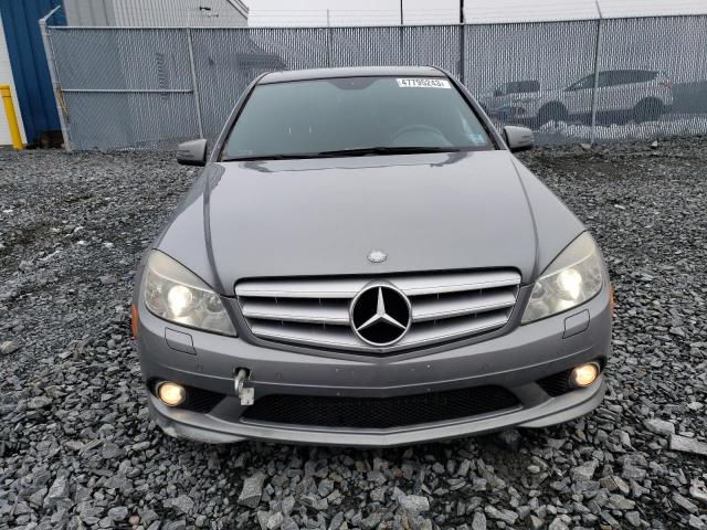 WDDGF8BBXAF502464 - 2010 MERCEDES-BENZ C 300 4MATIC GRAY photo 5