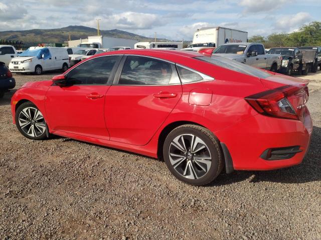 2HGFC1F77GH642864 - 2016 HONDA CIVIC EXL RED photo 2