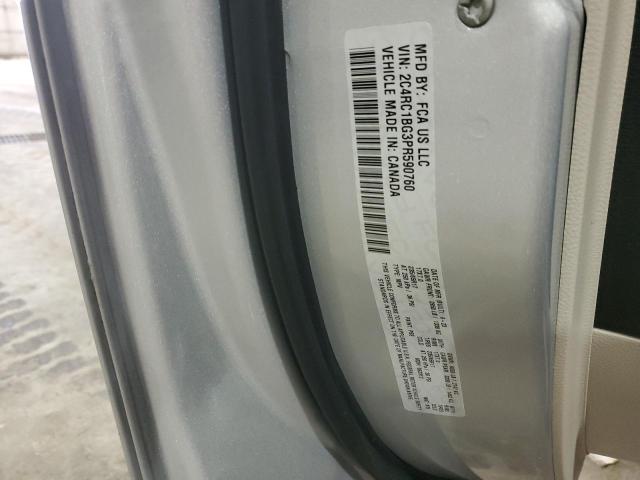 2C4RC1BG3PR590760 - 2023 CHRYSLER PACIFICA TOURING L SILVER photo 13