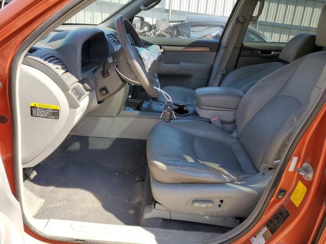 KNDJH741395025029 - 2009 KIA BORREGO LX ORANGE photo 7