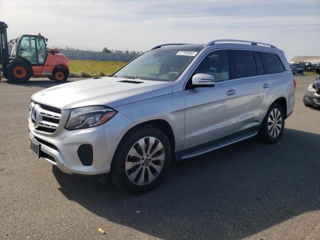 4JGDF6EE4HA909657 - 2017 MERCEDES-BENZ GLS 450 4MATIC SILVER photo 1