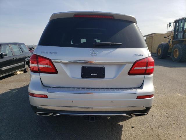 4JGDF6EE4HA909657 - 2017 MERCEDES-BENZ GLS 450 4MATIC SILVER photo 6