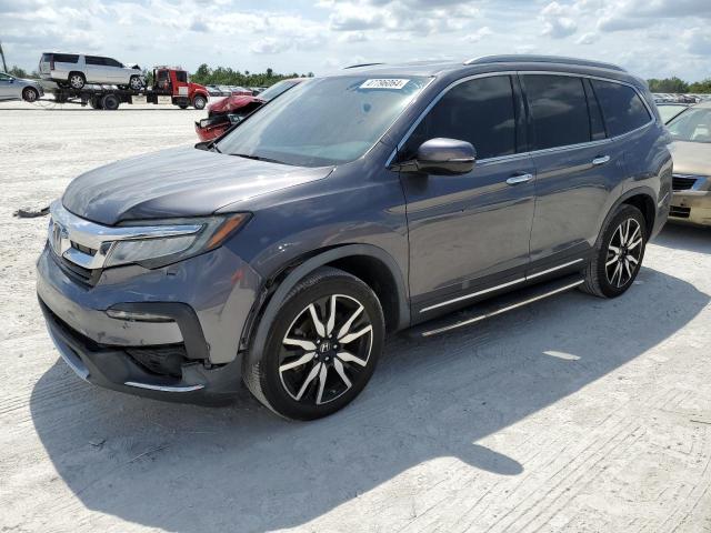 5FNYF6H02KB015760 - 2019 HONDA PILOT ELITE GRAY photo 1