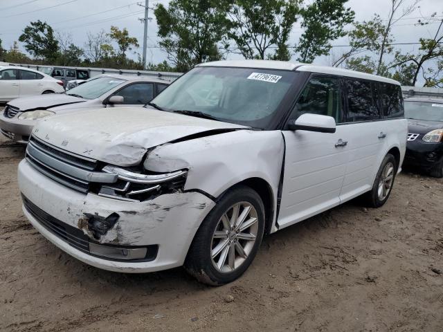 2FMGK5D81KBA05680 - 2019 FORD FLEX LIMITED WHITE photo 1