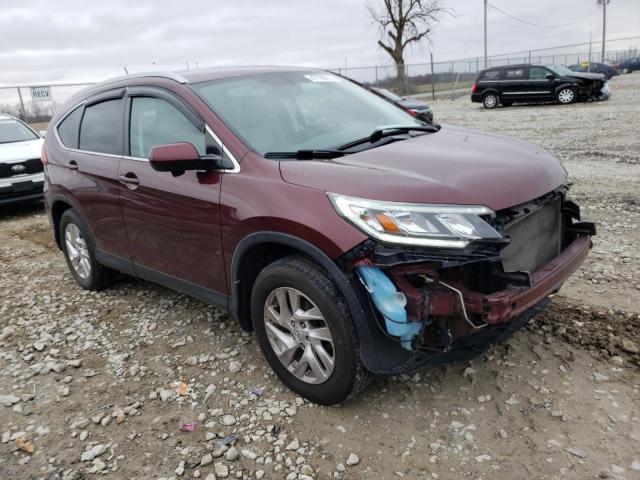 2HKRM4H76FH703117 - 2015 HONDA CR-V EXL BURGUNDY photo 4