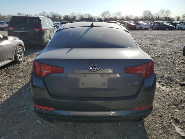 KNAGN4A72B5064336 - 2011 KIA OPTIMA EX CHARCOAL photo 6