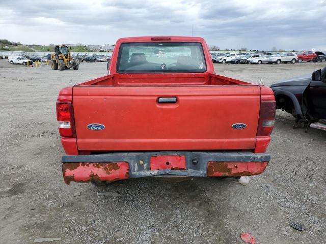 1FTZR15E16PA42023 - 2006 FORD RANGER SUPER CAB RED photo 6
