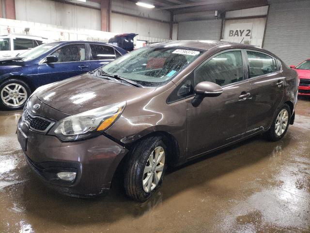 KNADN4A34D6146775 - 2013 KIA RIO EX BROWN photo 1