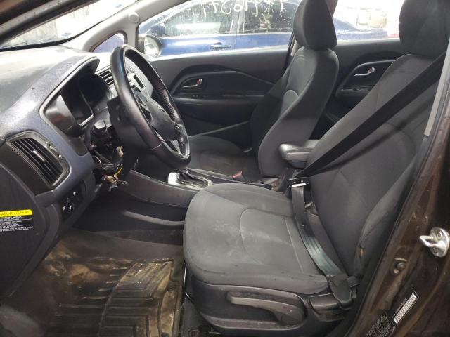 KNADN4A34D6146775 - 2013 KIA RIO EX BROWN photo 7