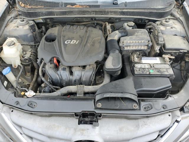 5NPEB4AC0DH545253 - 2013 HYUNDAI SONATA GLS GRAY photo 11