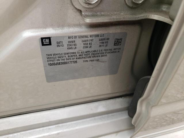 1G6DJ5E38D0177726 - 2013 CADILLAC CTS PERFORMANCE COLLECTION Золотой фото 12