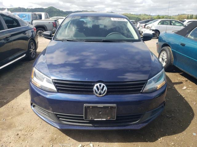 3VW2K7AJ8EM395646 - 2014 VOLKSWAGEN JETTA BASE BLUE photo 5