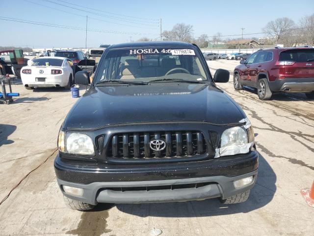 5TEHN72N51Z825801 - 2001 TOYOTA TACOMA DOUBLE CAB BLACK photo 5