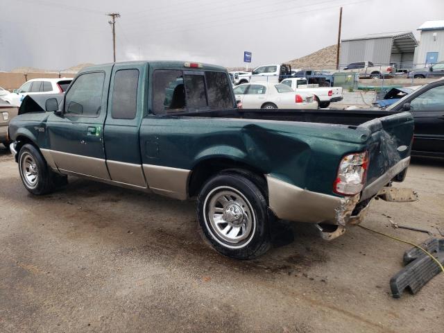 1FTYR14C4WPB63916 - 1998 FORD RANGER SUPER CAB GREEN photo 2
