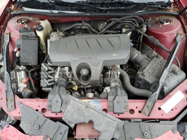 2G2WP552061145229 - 2006 PONTIAC GRAND PRIX MAROON photo 11