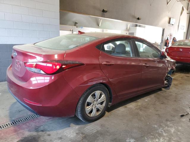 5NPDH4AE3GH690481 - 2016 HYUNDAI ELANTRA SE RED photo 3