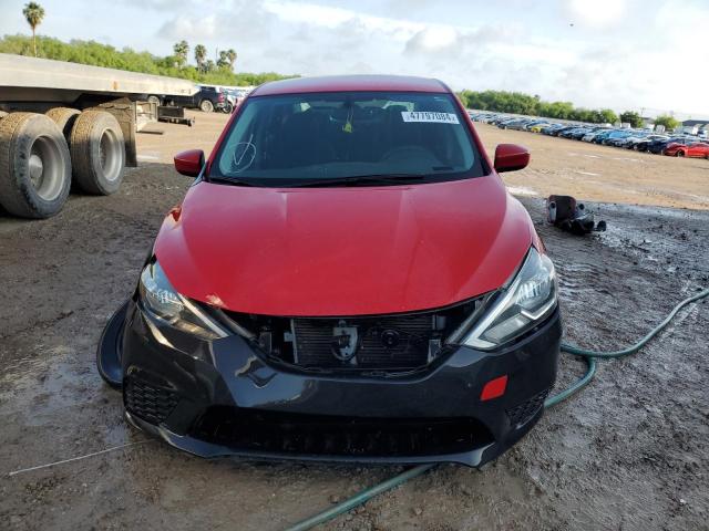 3N1AB7AP0HL685203 - 2017 NISSAN SENTRA S RED photo 5