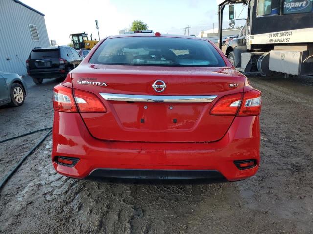 3N1AB7AP0HL685203 - 2017 NISSAN SENTRA S RED photo 6