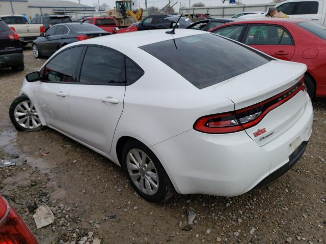 1C3CDFBB9ED917705 - 2014 DODGE DART SXT WHITE photo 2