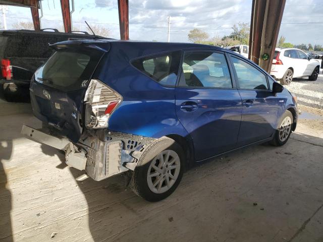 JTDZN3EU7E3364251 - 2014 TOYOTA PRIUS V BLUE photo 3