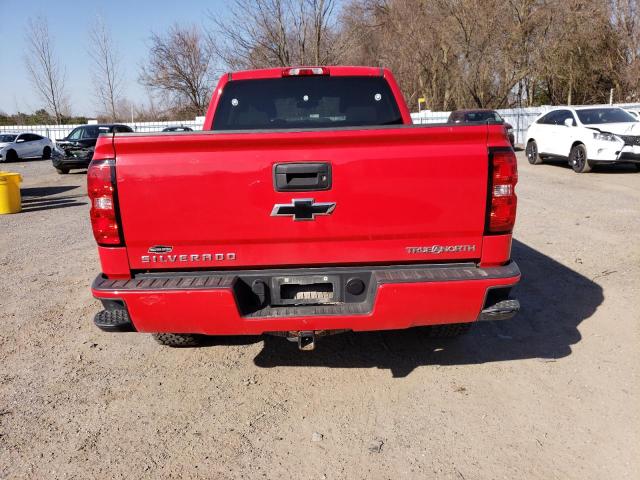 1GCVKPEC5HZ235691 - 2017 CHEVROLET SILVERADO K1500 CUSTOM RED photo 6