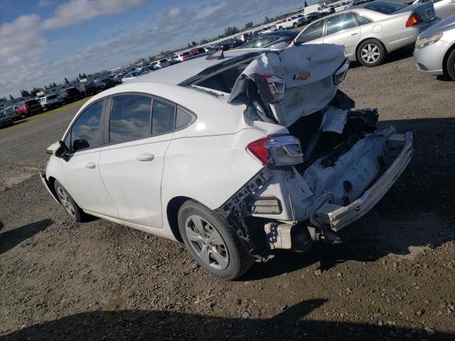 1G1BC5SM6J7185489 - 2018 CHEVROLET CRUZE LS WHITE photo 2