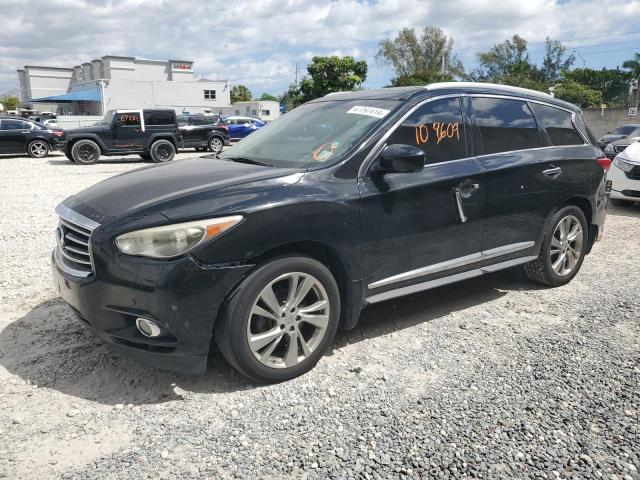 5N1AL0MN8DC343463 - 2013 INFINITI JX35 BLACK photo 1