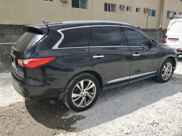 5N1AL0MN8DC343463 - 2013 INFINITI JX35 BLACK photo 3