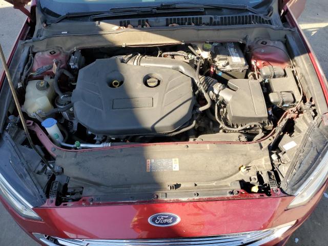 3FA6P0H92HR253153 - 2017 FORD FUSION SE RED photo 11