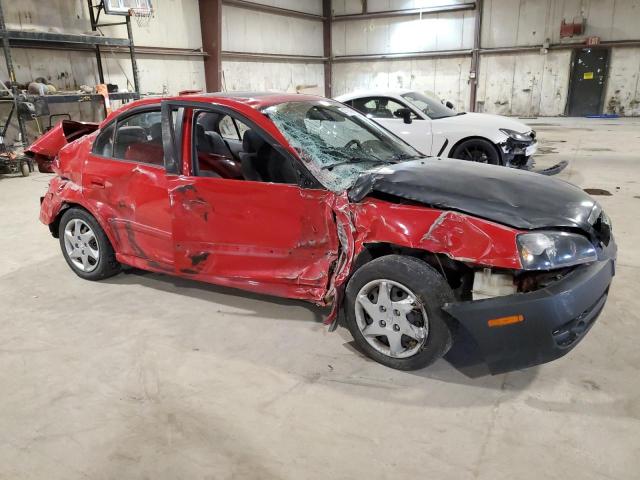 KMHDN46D94U869520 - 2004 HYUNDAI ELANTRA GLS RED photo 4