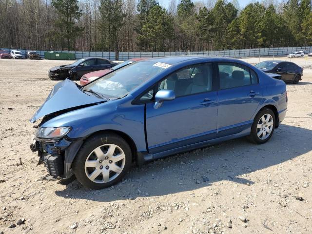 2HGFA1F50AH321986 - 2010 HONDA CIVIC LX BLUE photo 1