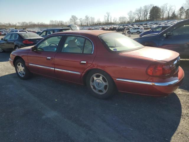 1LNHM97V6XY702991 - 1999 LINCOLN CONTINENTA BURGUNDY photo 2