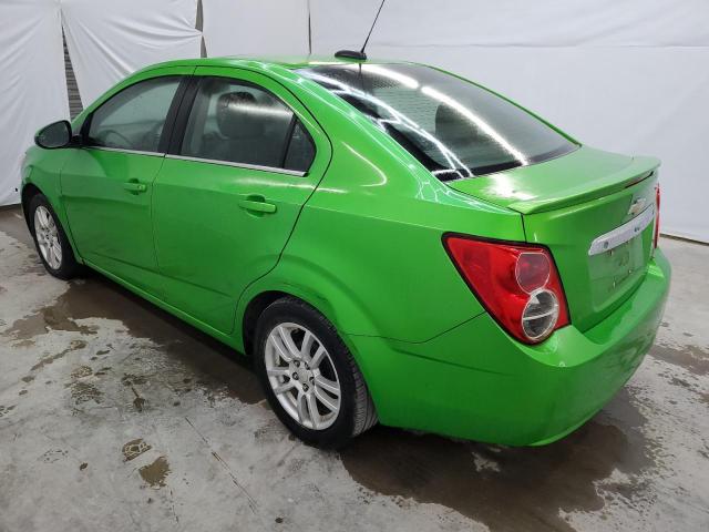 1G1JC5SB5F4146122 - 2015 CHEVROLET SONIC LT GREEN photo 2