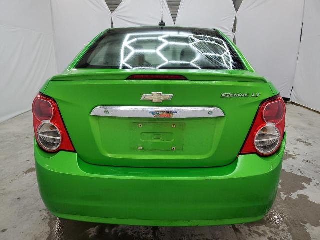 1G1JC5SB5F4146122 - 2015 CHEVROLET SONIC LT GREEN photo 6