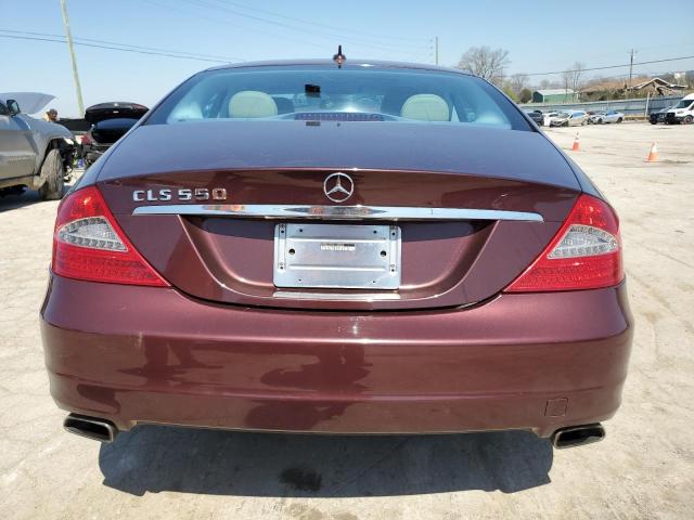 WDDDJ72X29A143563 - 2009 MERCEDES-BENZ CLS 550 BURGUNDY photo 6