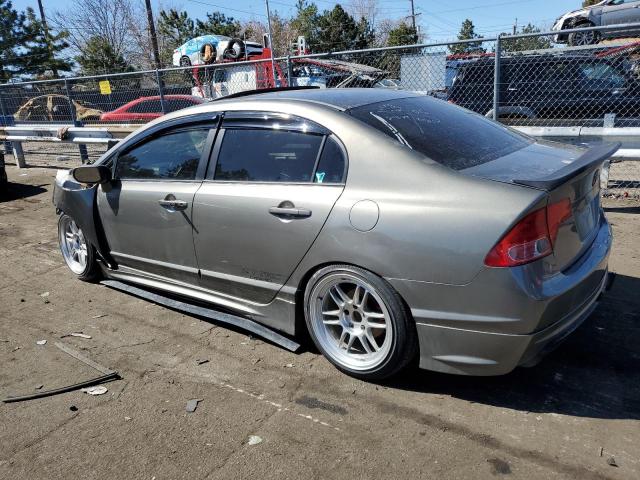 2HGFA55557H715162 - 2007 HONDA CIVIC SI GRAY photo 2