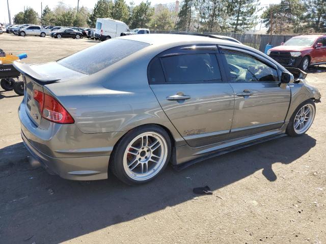 2HGFA55557H715162 - 2007 HONDA CIVIC SI GRAY photo 3