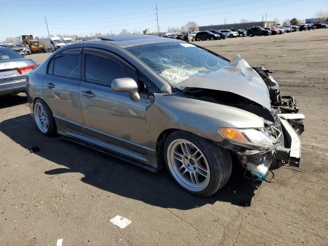 2HGFA55557H715162 - 2007 HONDA CIVIC SI GRAY photo 4