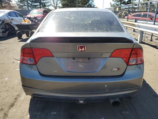 2HGFA55557H715162 - 2007 HONDA CIVIC SI GRAY photo 6